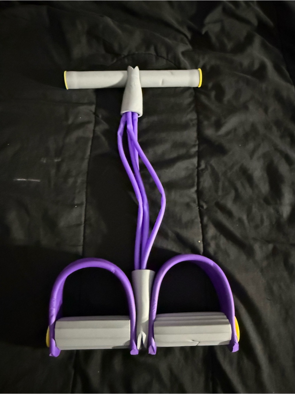 Resistance Pedal Exerciser - Purple and Gray